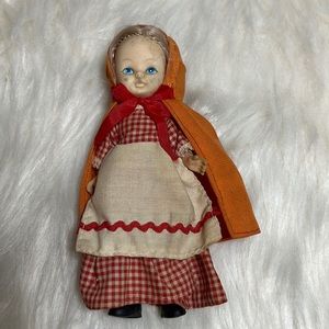 Vintage Fishel Toys Dolls of Fairyland Little Red Ridding Hood